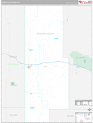 Golden Valley County, ND Digital Map Premium Style